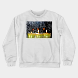 A row of candles Crewneck Sweatshirt